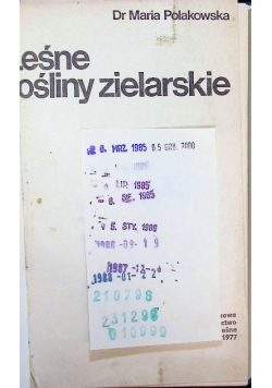 Leśne rośliny zielarskie