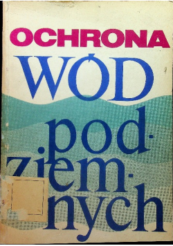 Ochrona wód podziemnych