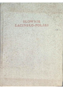 Słownik łacińsko polski