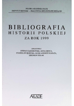 Bibliografia historii polskiej za rok 1999