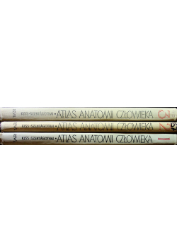 Atlas anatomii człowieka Tom 1 do 3