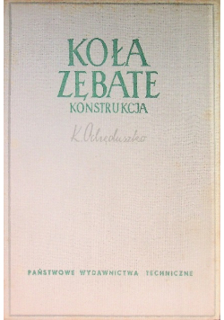 Koła zębate konstrukcja