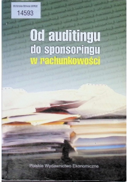 Od auditingu do sponsoringu w rachunkowości
