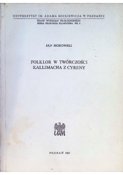 Folklor w twórczości Kallimacha z Cyreny
