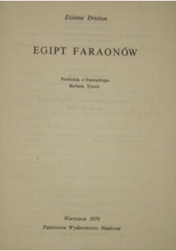 Egipt faraonów