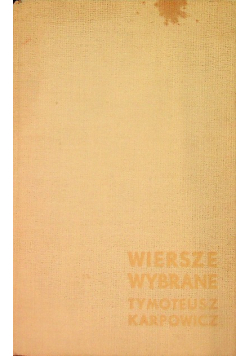 Wiersze wybrane