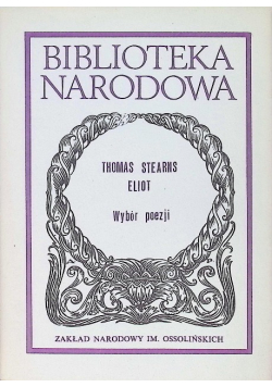 Eliot Wybór poezji