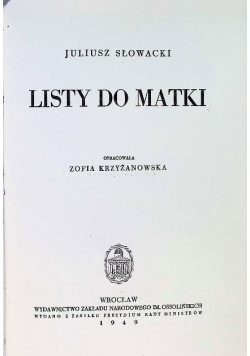 Listy do matki