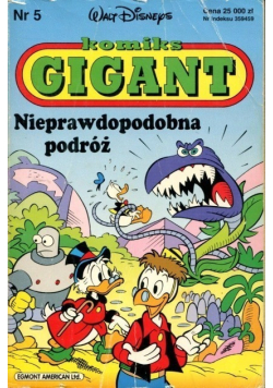 Komiks Gigant Tom  5 Nieprawdopodobna podróż