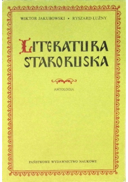 Literatura staroruska Antologia