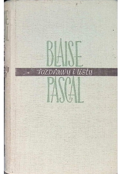 Pascal rozprawy i listy