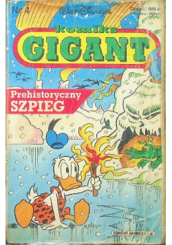 Komiks Gigant Tom 4 Prehistoryczny Szpieg