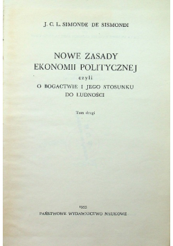 Zasady ekonomii politycznej Tom II