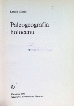 Paleogeografia holocenu