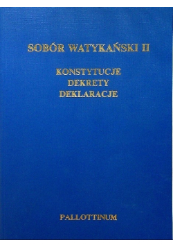 Sobór Watykański II konstytucje dekrety deklaracje