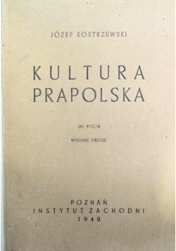 Kultura prapolska 1949 r.