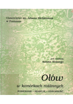 Ołów w komórkach roślinnych