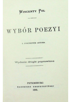 Pol Wybór poezji