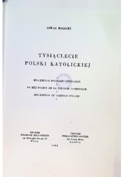 Tysiąclecie Polski katolickiej