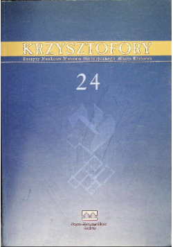 Krzysztofory Tom 24