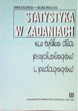 Statystyka w zadaniach