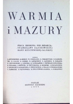 Warmia i Mazury Tom 4, Część 1