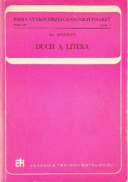 Duch a litera Tom XIX Zeszyt 3