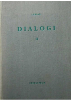 Lukian Dialogi Tom II