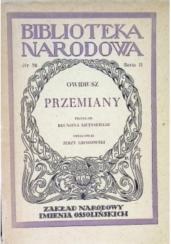 Owidiusz Przemiany