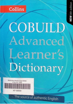 Cobuild Advanced Learner's Dictionary
