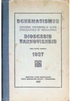 Dioecesis tarnoviensis 1927 r.