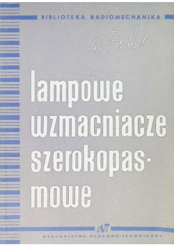 Lampowe wzmacniacze szerokopasmowe