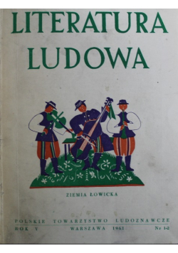 Literatura Ludowa Nr 1 i 2 / 61