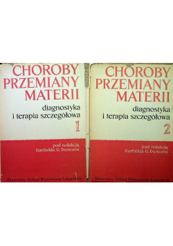 Choroby przemiany materii Tom I i II