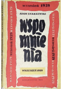 Wspomnienia Wrzesień 1939