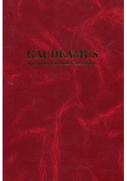 Gaudeamus łaciński śpiewnik mszalny