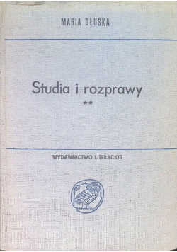 Studia i rozprawy Tom 2