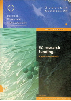 Ec Research Funding - A Guide for Applicants