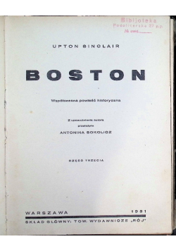 Boston, 1931 r.