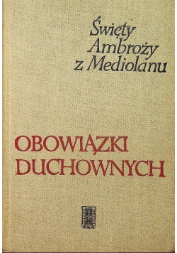 Obowiązki duchownych