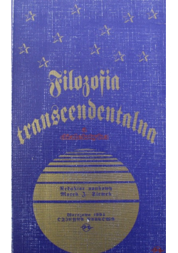 Filozofia transcendentalna a dialektyka