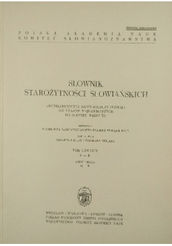 Słownik starożytności słowiańskich Tom 4 Część 2