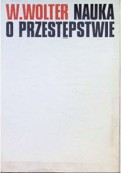 Nauka o przestępstwie