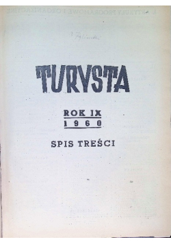 TURYSTA. Dwutygodnik Nr 1 do 10 / 60