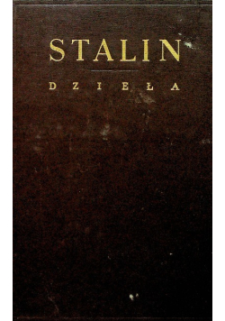 Stalin Dzieła Tom 4