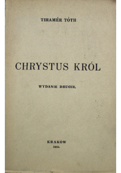 Chrystus król 1935 r.