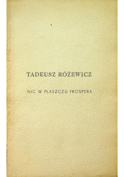 Nic w płaszczu prospera