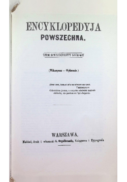 Encyklopedyja powszechna  Tom 27
