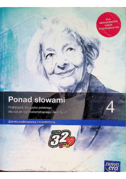 Ponad słowami Klasa 4 Podręcznik do języka polskiego