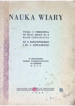 Nauka wiary 1945r.